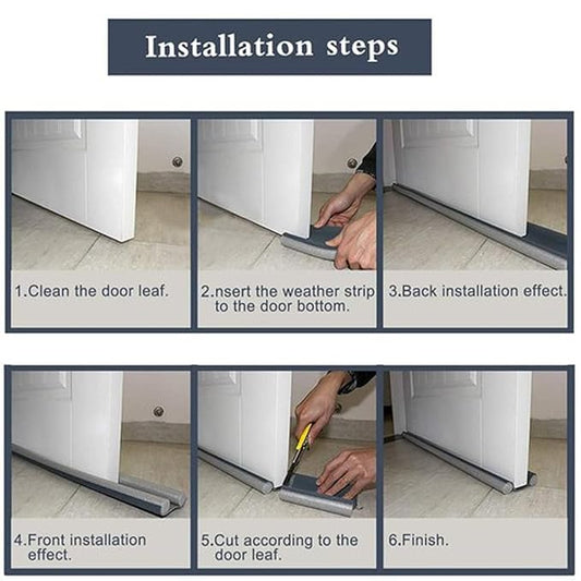 Silentra D2 – Twin-Edge Door Comfort Barrier, Cocoa Brown