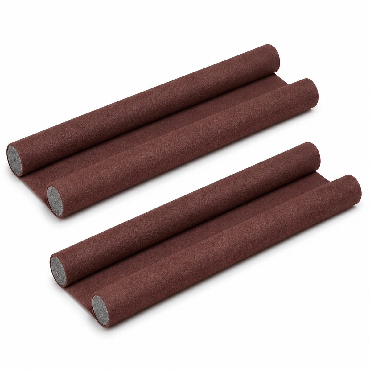 Silentra D2 Duo – Twin-Edge Door Comfort Barriers, Cocoa Brown