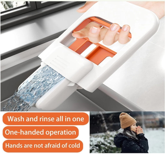 Mini Self-Squeeze Sponge Mop – Foldable Wet & Dry Cleaning Tool