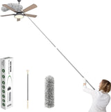 Aerowisp T100 – Telescopic High-Reach Cleaning Wand, Cloud Grey