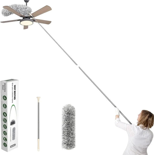 Aerowisp T100 – Telescopic High-Reach Cleaning Wand, Cloud Grey