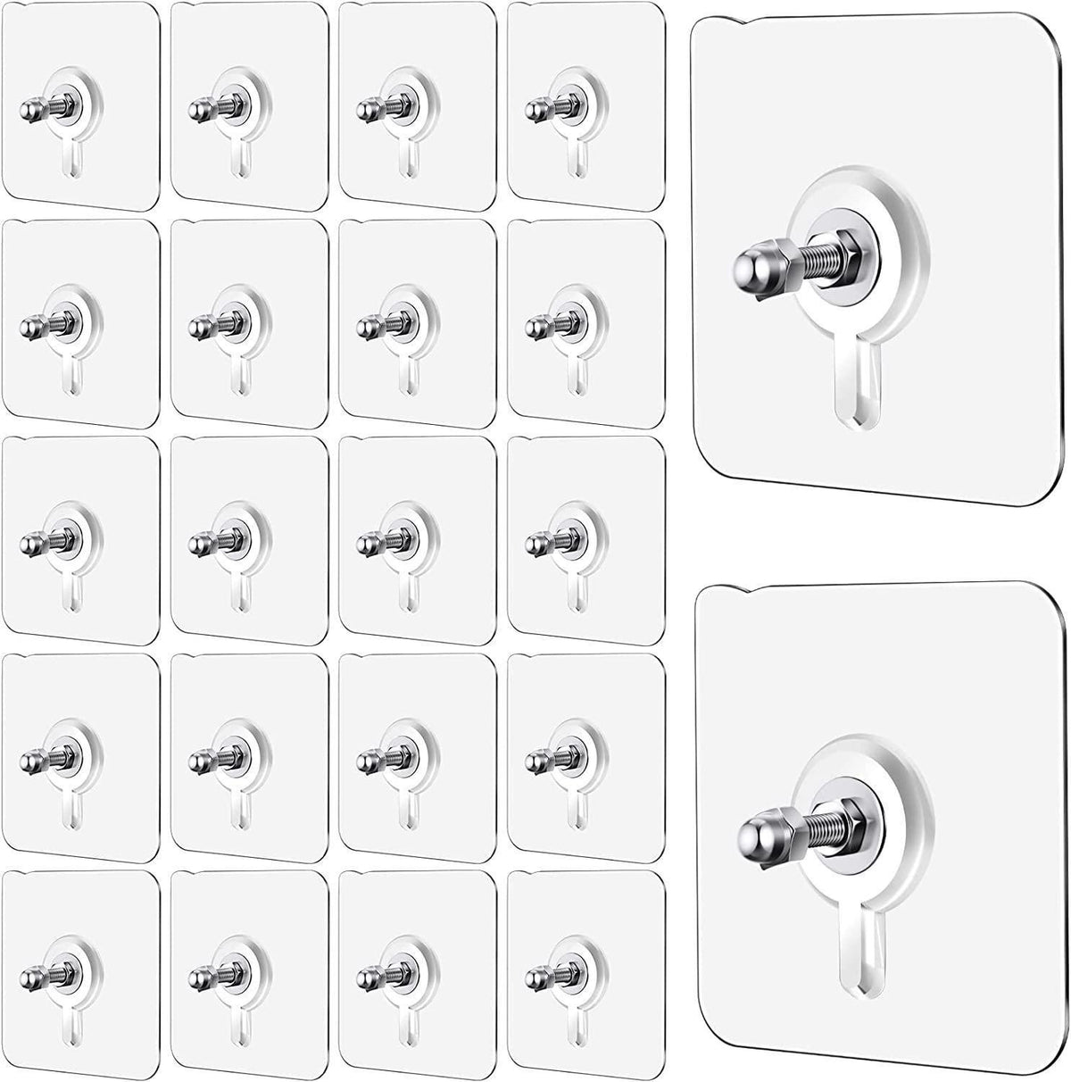 Mountelle S10 – Clear-Fix Utility Studs, 10-Piece Edition