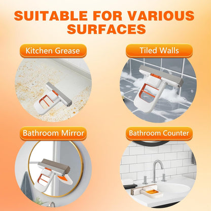 Mini Self-Squeeze Sponge Mop – Foldable Wet & Dry Cleaning Tool