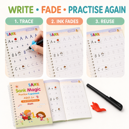 Traceora K4 – Reusable Early-Skills Studio, Four-Book Edition