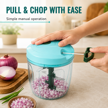Chopelle C750 – Six-Edge Manual Prep Drum, Aqua Mint