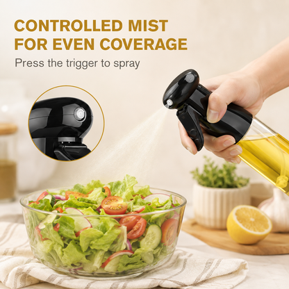 Mistelle G1 – Culinary Oil-Mist Vessel, Obsidian Black