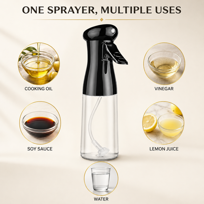 Mistelle G1 – Culinary Oil-Mist Vessel, Obsidian Black