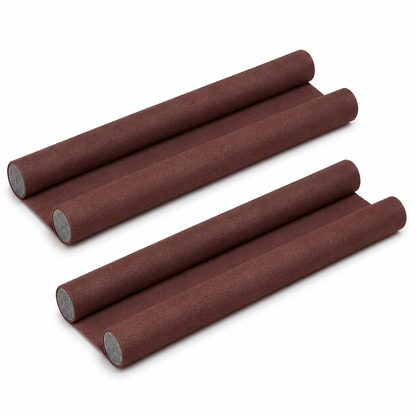 Silentra D2 Duo – Twin-Edge Door Comfort Barriers, Cocoa Brown
