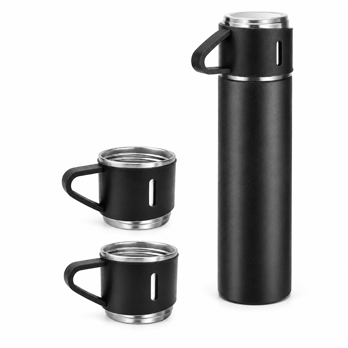 Thermelle V500 – Insulated Pour-and-Share Set, Midnight Black