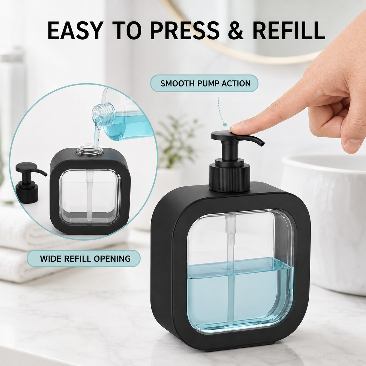Dispelle P14 – Countertop Liquid-Care Vessel, Assorted Colour