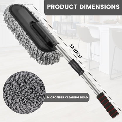 Dustara X65 – Extendable Surface-Care Wand, Graphite Grey
