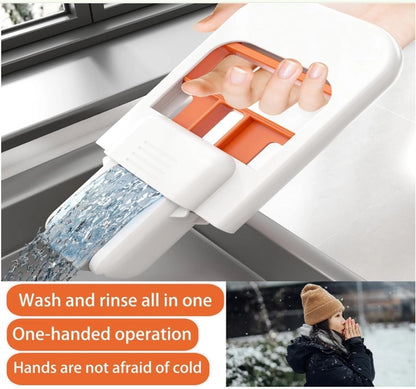 Mini Self-Squeeze Sponge Mop – Foldable Wet & Dry Cleaning Tool